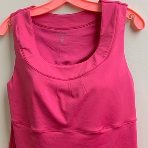 Pink Athleta sport top built in bra 38DD